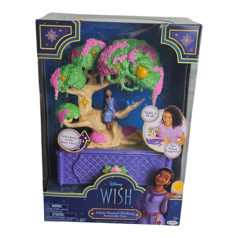 Disney’s Wish Asha’s Musical Wishing Keepsake Box Brand New Sealed